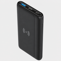 Lieknas 10000 Mah Belaidis Nešiojamas Powerbank Su Daugybinėmis Išvesties Angomis Juodas